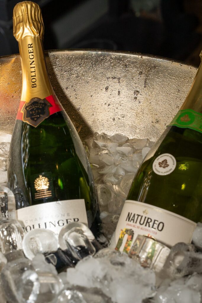 Champagne op ijs voor een verjaardag of jubileum